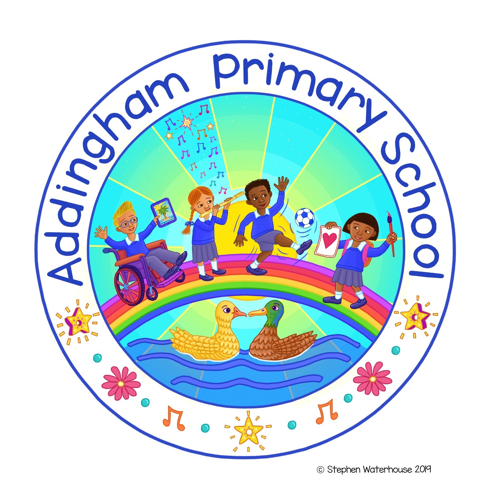 Addingham Primary School logo