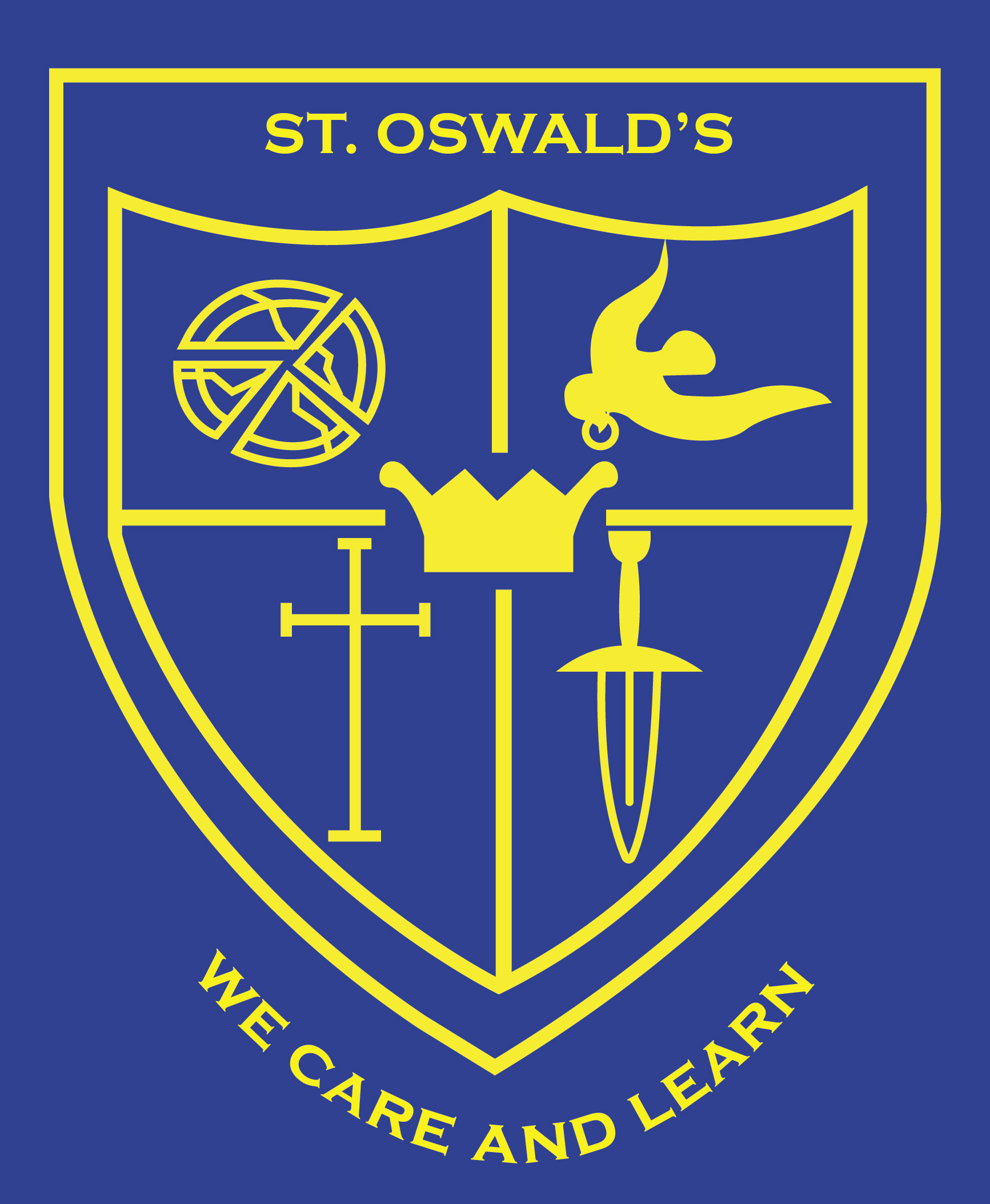St Oswald's Church of England Primary Academy logo