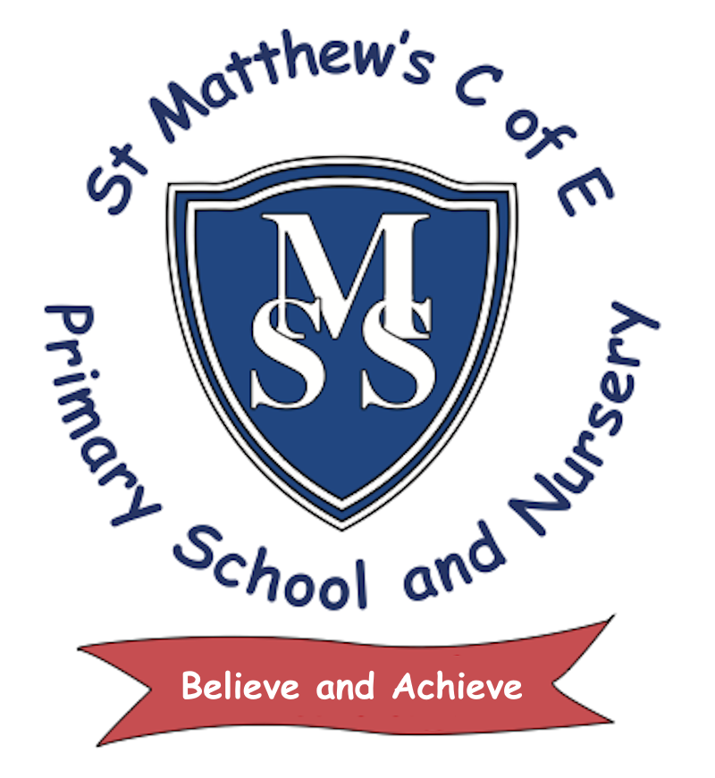 St Matthew's CofE Primary School and Nursery logo