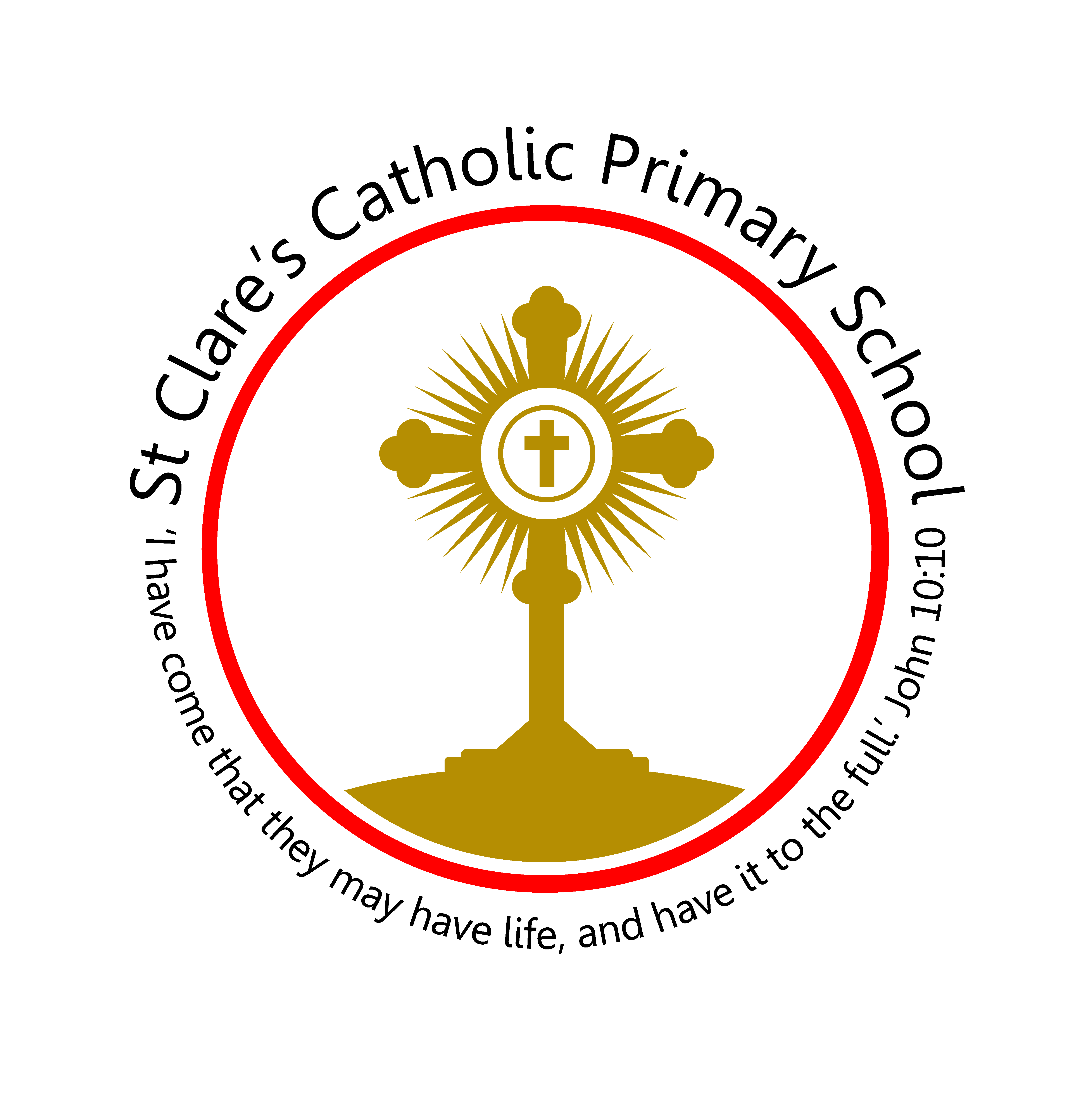 St. Clare's Catholic Primary School logo