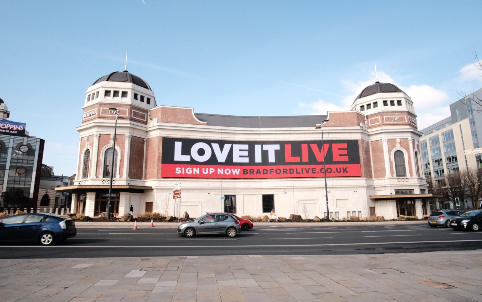 Exterior image of the Bradford Live venue